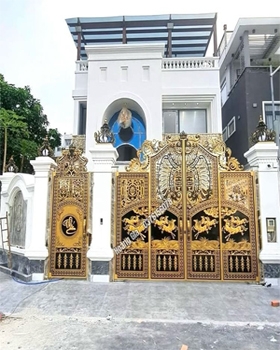 CÔNG TRÌNH CỔNG NHÔM ĐÚC QUẬN 12