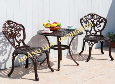 BÀN GHẾ NHÔM ĐÚC BG011