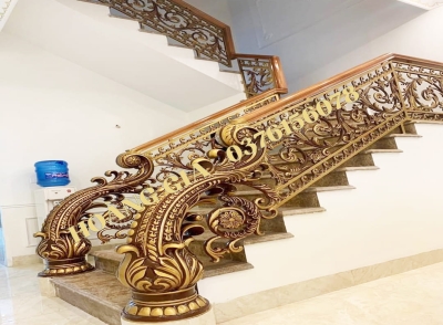 CẦU THANG NHÔM ĐÚC T002