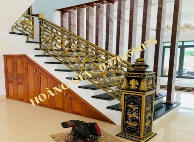 CẦU THANG NHÔM ĐÚC T003