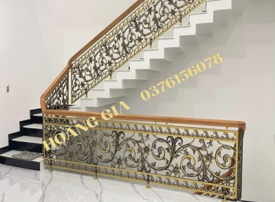 CẦU THANG NHÔM ĐÚC T007