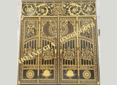 CỔNG NHÔM ĐÚC 4 CÁNH P001