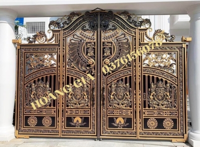 CỔNG NHÔM ĐÚC 4 CÁNH P004