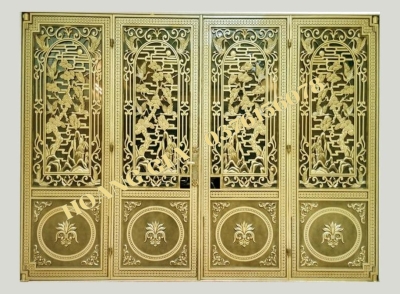 CỔNG NHÔM ĐÚC 4 CÁNH P010