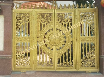 CỔNG NHÔM ĐÚC 4 CÁNH P015