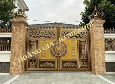 CỔNG NHÔM ĐÚC HG004