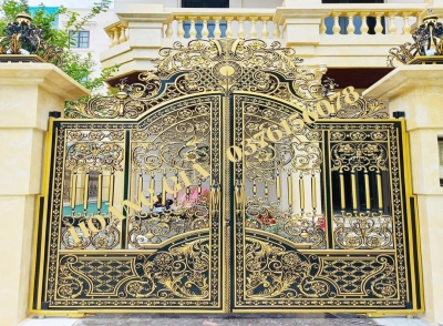 CỔNG NHÔM ĐÚC HG008