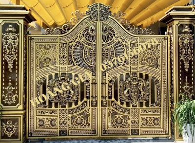 CỔNG NHÔM ĐÚC HG012