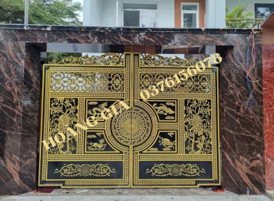 CỔNG NHÔM ĐÚC HG015