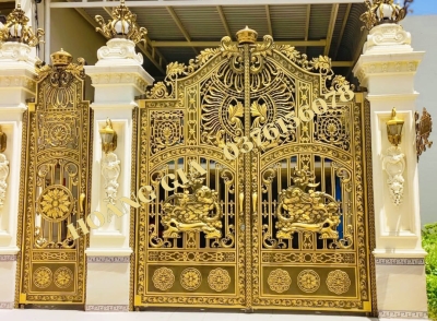 CỔNG NHÔM ĐÚC HG019