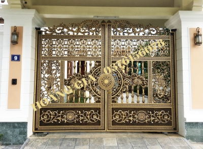 CỔNG NHÔM ĐÚC HG025