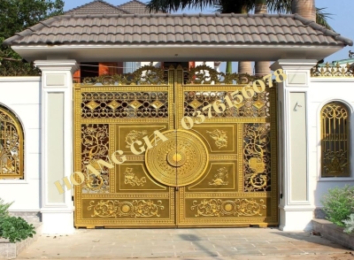 CỔNG NHÔM ĐÚC HG035