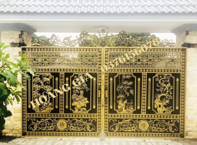 CỔNG NHÔM ĐÚC HG037