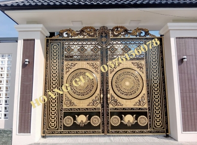 CỔNG NHÔM ĐÚC HG043