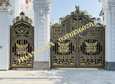 CỔNG NHÔM ĐÚC HG045