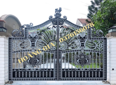 CỔNG NHÔM ĐÚC HG054