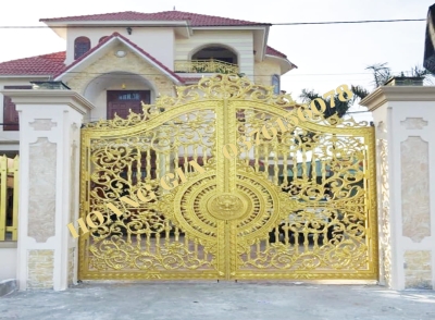 CỔNG NHÔM ĐÚC HG057