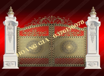 CỔNG NHÔM ĐÚC HG066