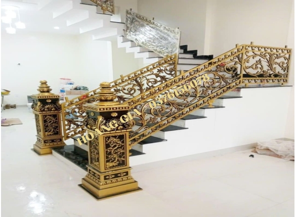 CẦU THANG NHÔM ĐÚC T001