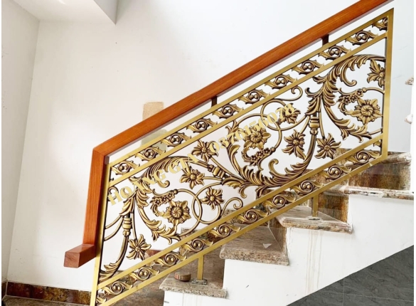 CẦU THANG NHÔM ĐÚC T008