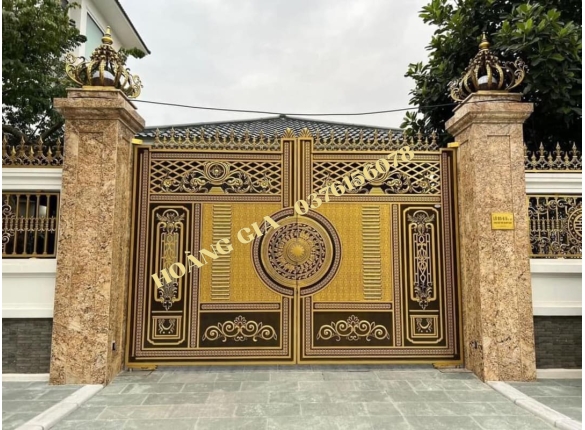 CỔNG NHÔM ĐÚC HG004