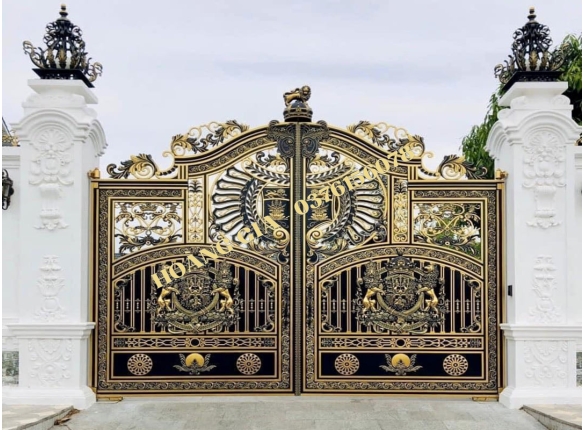 CỔNG NHÔM ĐÚC HG005