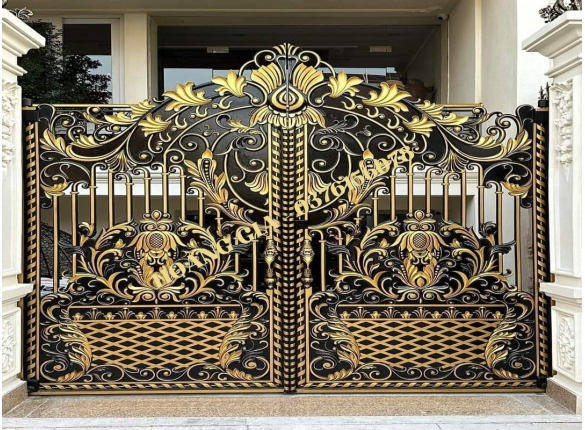 CỔNG NHÔM ĐÚC HG007