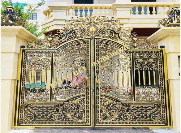 CỔNG NHÔM ĐÚC HG008