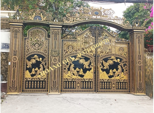 CỔNG NHÔM ĐÚC HG011