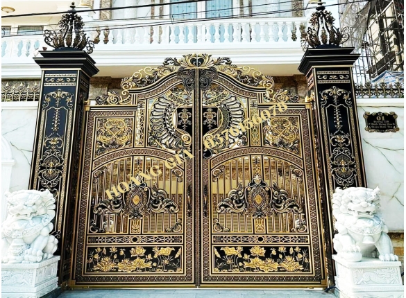 CỔNG NHÔM ĐÚC HG017