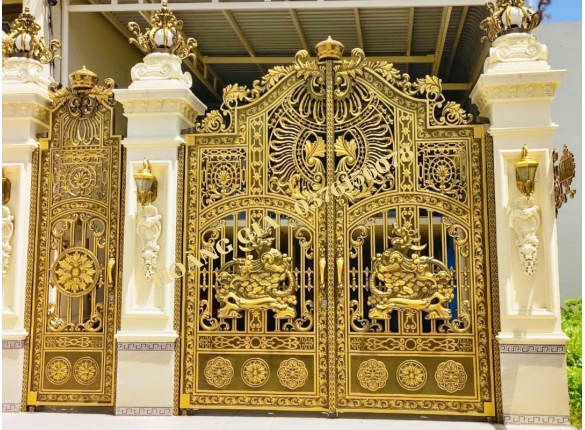 CỔNG NHÔM ĐÚC HG019