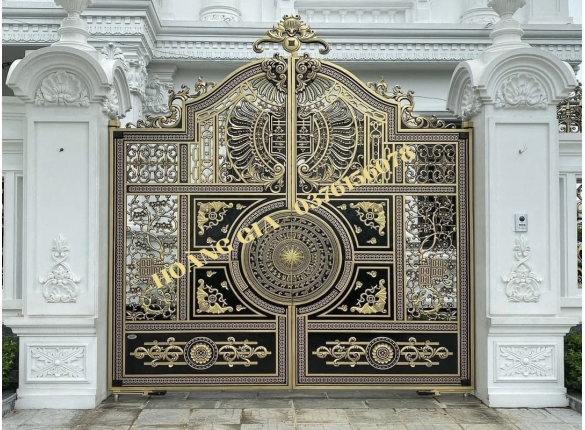 CỔNG NHÔM ĐÚC HG021