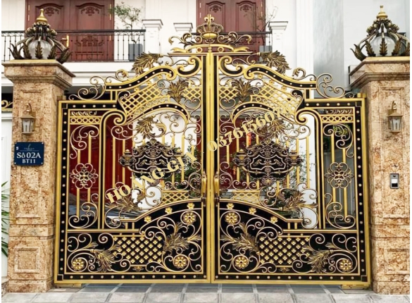 CỔNG NHÔM ĐÚC HG023