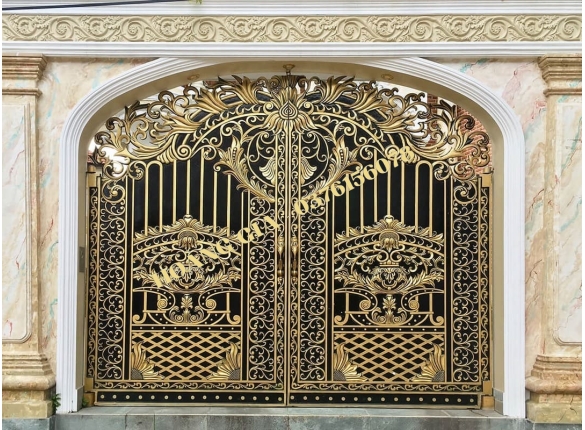 CỔNG NHÔM ĐÚC HG030