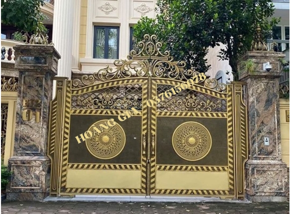 CỔNG NHÔM ĐÚC HG036