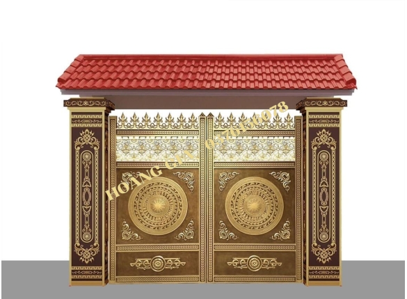 CỔNG NHÔM ĐÚC HG038