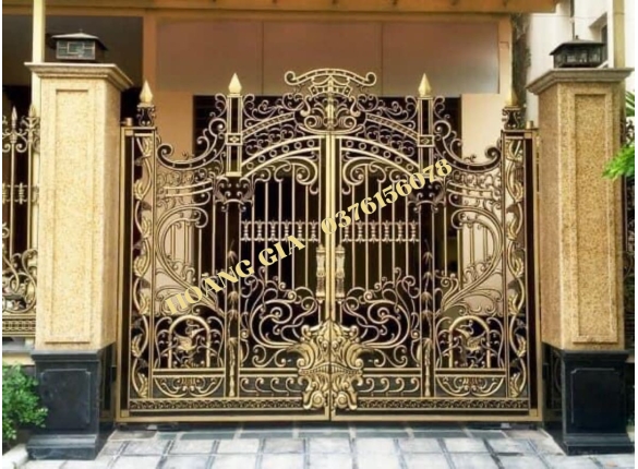 CỔNG NHÔM ĐÚC HG040