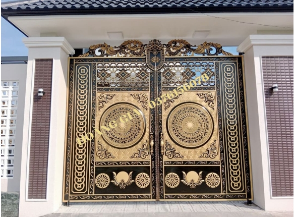 CỔNG NHÔM ĐÚC HG043