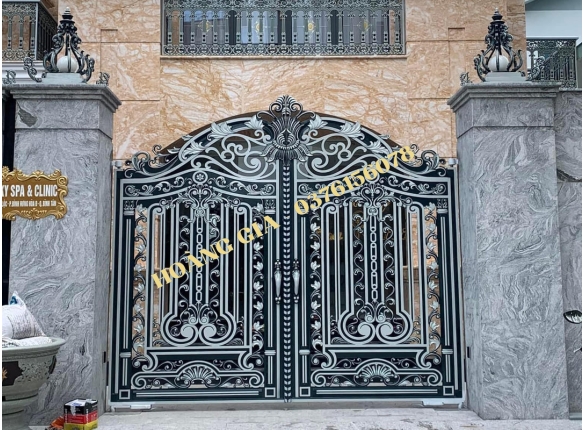 CỔNG NHÔM ĐÚC HG044