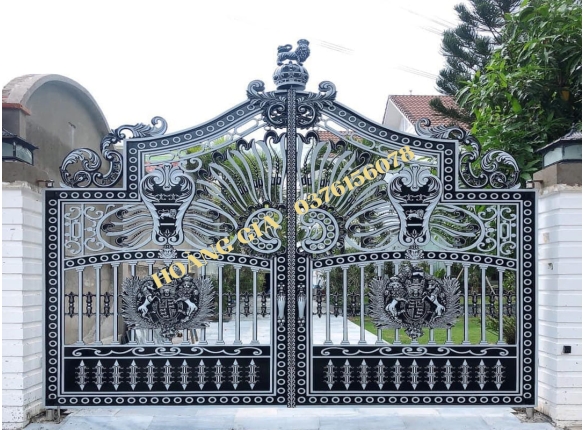 CỔNG NHÔM ĐÚC HG054