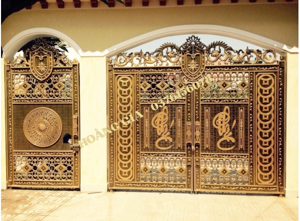 CỔNG NHÔM ĐÚC HG062