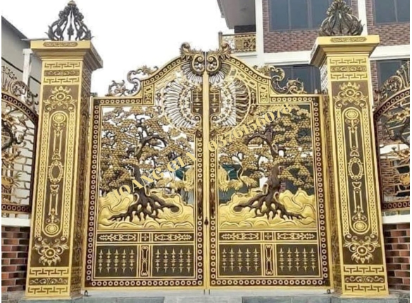 CỔNG NHÔM ĐÚC HG068